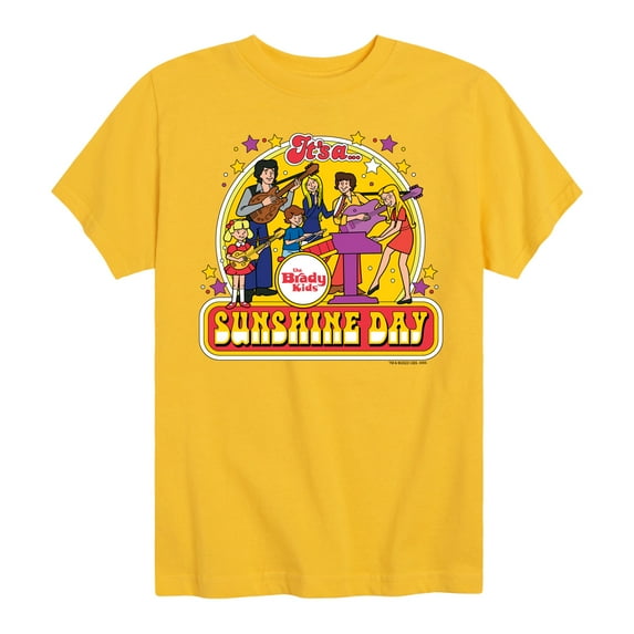 The Brady Bunch - The Brady Kids - Sunshine Day - Vintage Cartoon Band - Toddler And Youth Short Sleeve Graphic T-Shirt