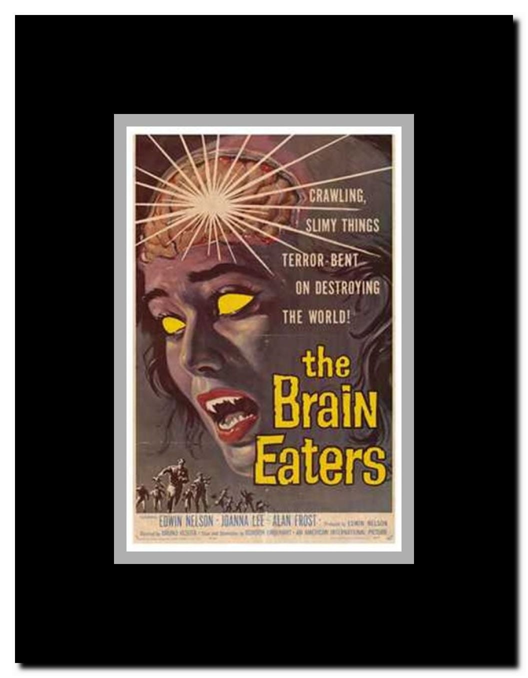 The Brain Eaters Framed Movie Poster