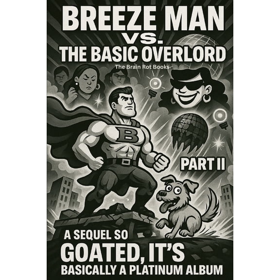 The Brain Rot Books Breeze Man vs. the Basic Overlord: PART II: A Sequel So Goated, It's Basically a Platinum Album, Book 2, (Paperback)