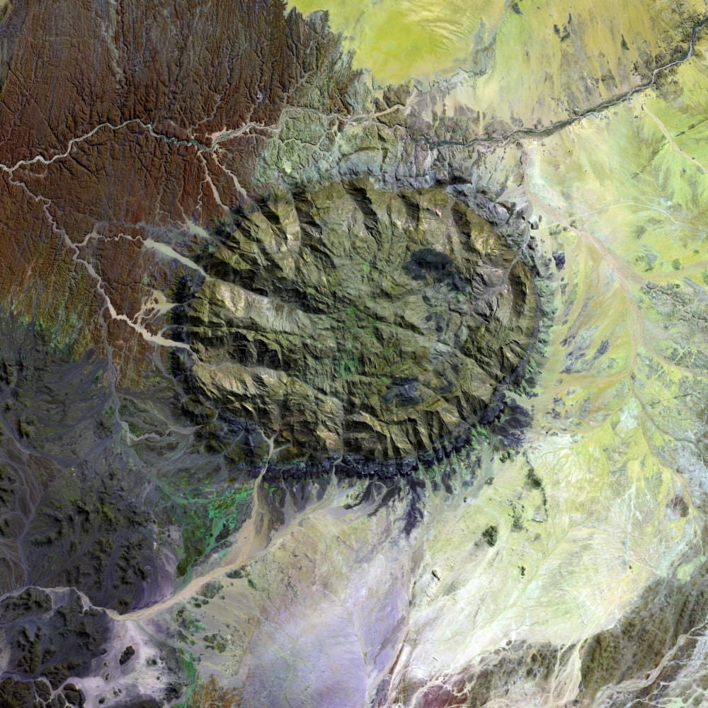 The Brandberg Massif in Northen Namibia Canvas Art - Stocktrek Images (28 x 28)
