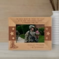 thumbnail image 1 of The Brave Never Die Personalized Wooden Frame-6" x 4" Brown Horizontal, 1 of 1