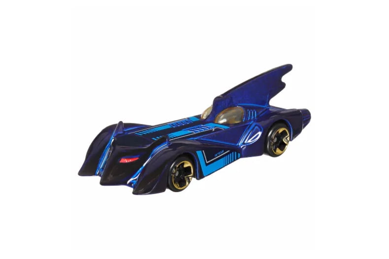 The Brave and the Bold Batmobile, Blue - Mattel Hot Wheels
