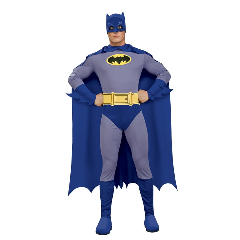 Batman Costume Brave and the Bold Adult Grey Blue Suit Batman Costume Brave and the Bold Adult Grey Blue Suit