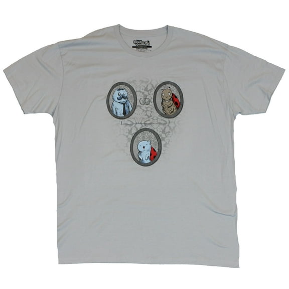 The Bravest Warriors Mens T-Shirt - Catbug Family Tree Image (3X-Large)