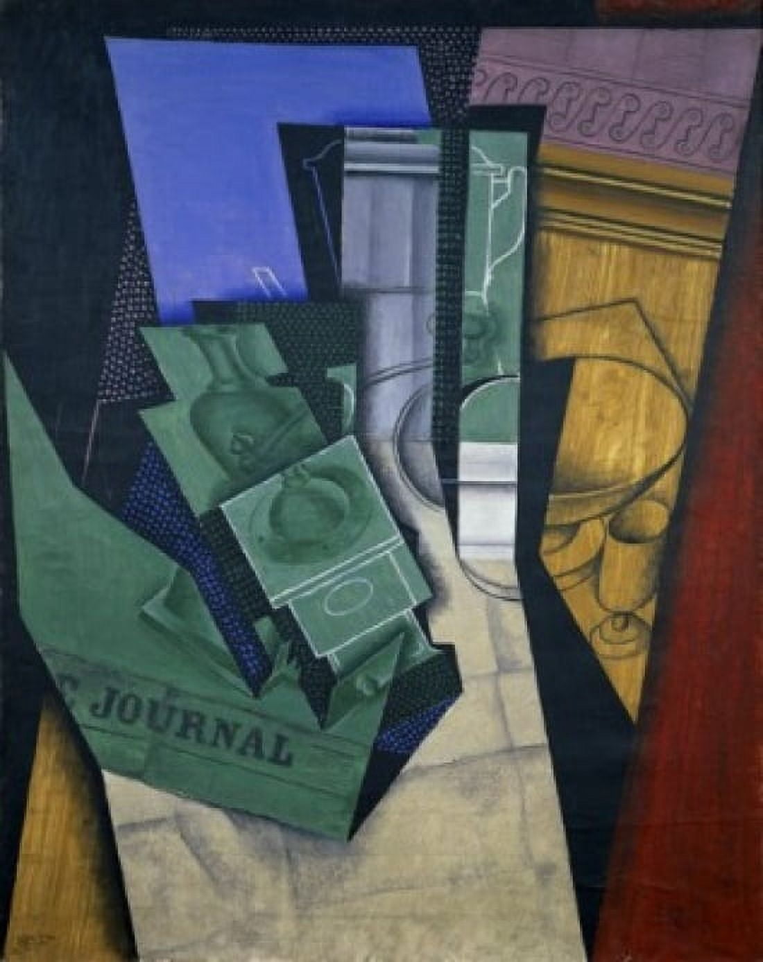 The Breakfast 1915 Juan Gris (1887-1927Spanish) Oil on canvas Musee National dArt Moderne Canvas Art - Juan Gris (24 x 36)