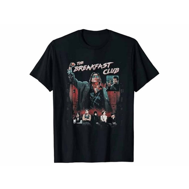 Breakfast Club Group Shot Painted Distressed Graphic T-Shirt Breakfast Club Group Shot Painted Distressed Graphic T-Shirt