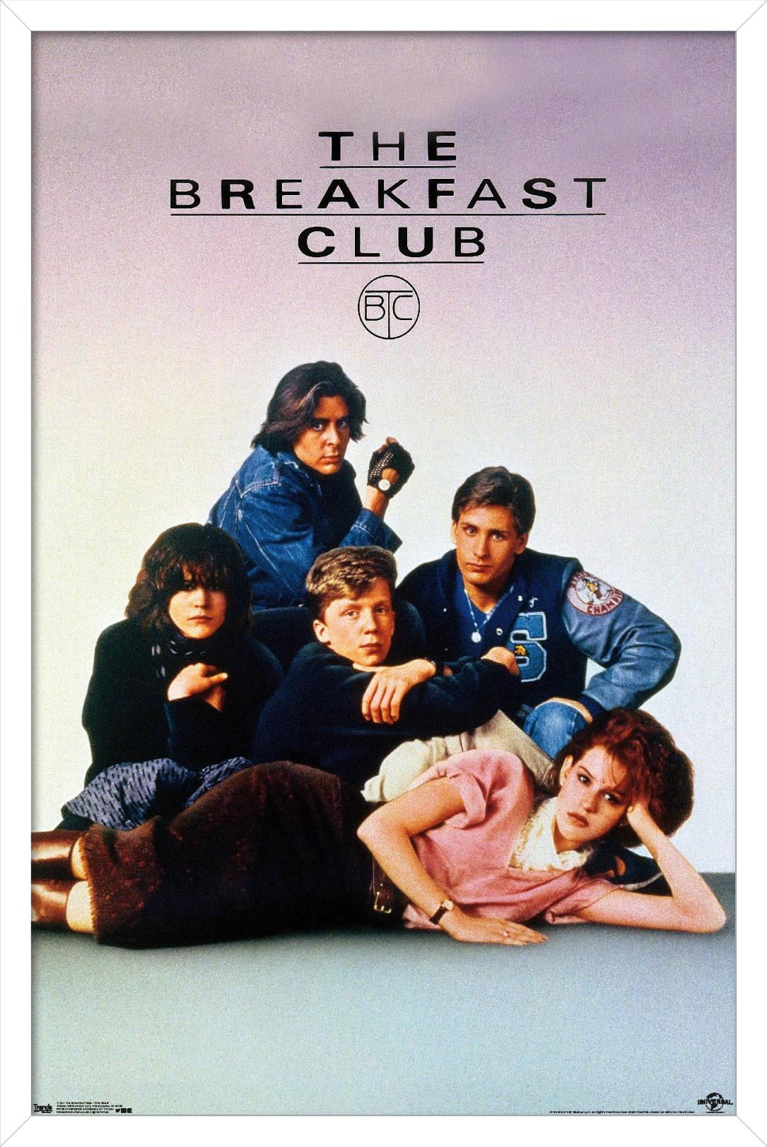 The Breakfast Club - One Sheet Wall Poster, 22.375" x 34" Framed