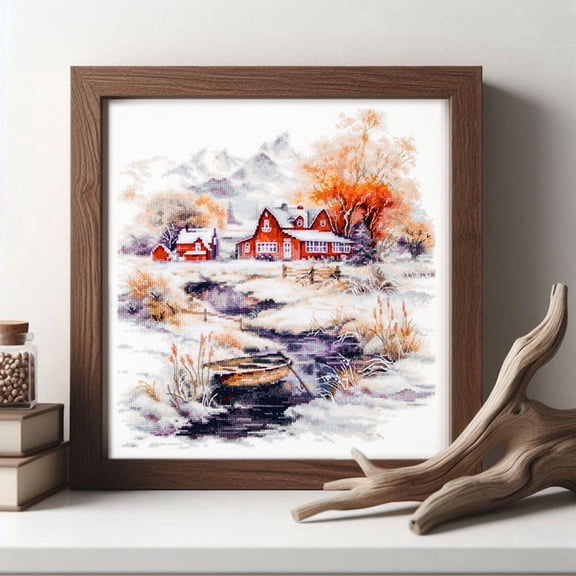Wizardi Counted Cross-Stitch Kit - The Breath of November 70-31 Magic Needle