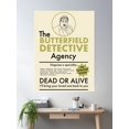 thumbnail image 1 of The Brian Butterfield Detective Agency - Disguise A Speciality Poster Wall Art, Modern Wall Decor For Living Room Bedroom, 12x18 UNFRAMED, 1 of 3