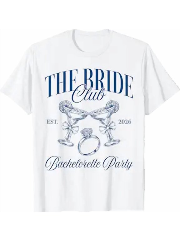 The Bride Club Est 2026 Bach Crew Bachelorette Party T-Shirt
