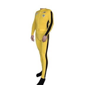 The Bride Costume With Patches Yellow Suit Deluxe Kill Spandex Beatrix Kiddo
