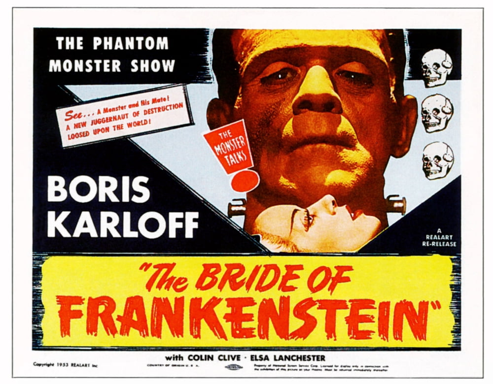 The Bride Of Frankenstein Canvas Art - (28 x 22)