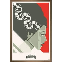 The Bride of Frankenstein - Graphic Wall Poster, 14.725" x 22.375" Framed