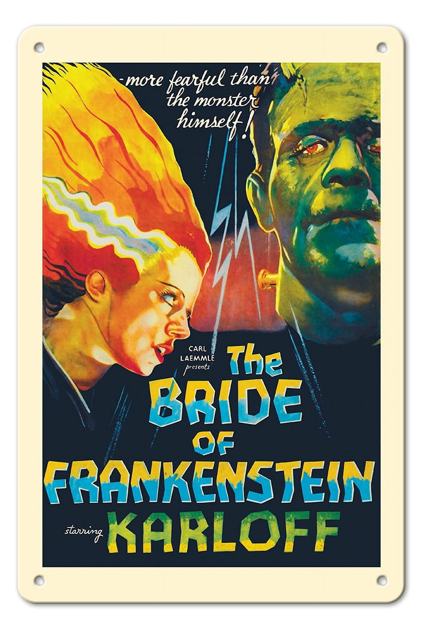 The Bride of Frankenstein - Starring Boris Karloff & Elsa Lanchester ...