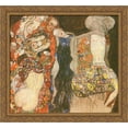 thumbnail image 1 of The Bride (unfinished) 32x28 Large Gold Ornate Wood Framed Canvas Art by Gustav Klimt, 1 of 2