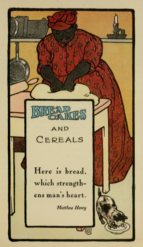 The Brides Cookbook 1908 Bread Cakes & Cereals Canvas Art - (24 x 36)