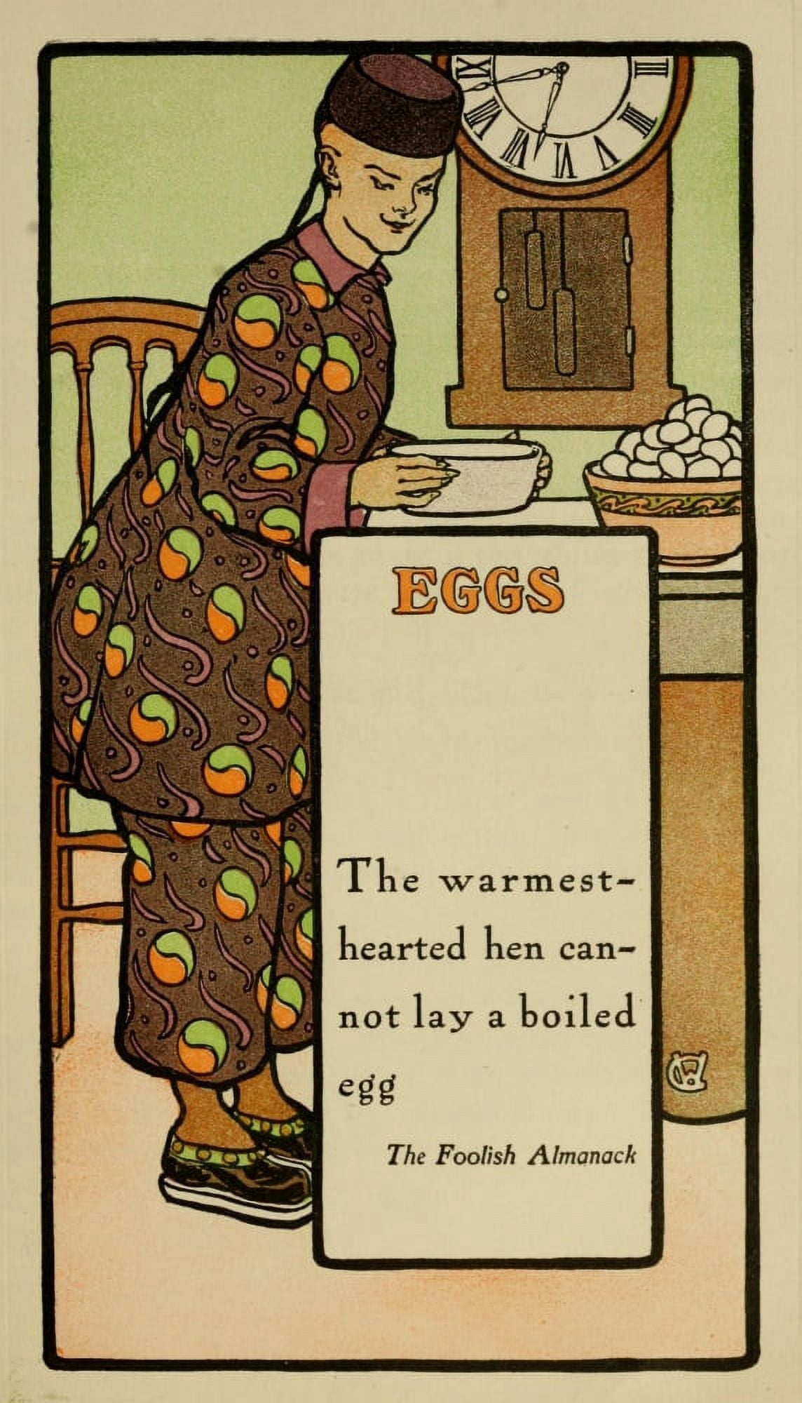 The Brides Cookbook 1908 Eggs Canvas Art - (18 x 24)