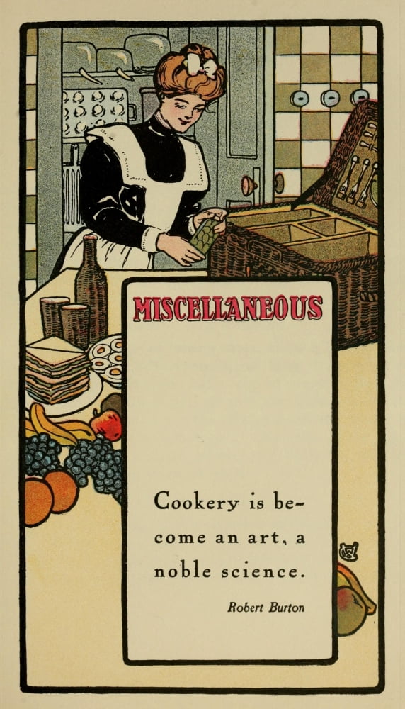 The Brides Cookbook 1908 Miscellaneous Canvas Art - (18 x 24)