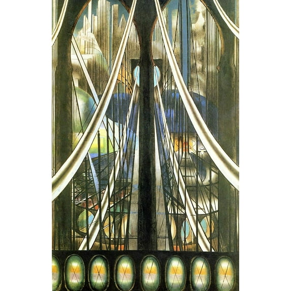 The Bridge-Joseph Stella - CANVAS OR FINE PRINT WALL ART