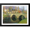 thumbnail image 1 of The Bridge in Labastide du Vert 38x28 Large Black Wood Framed Print Art by Henri Martin, 1 of 2