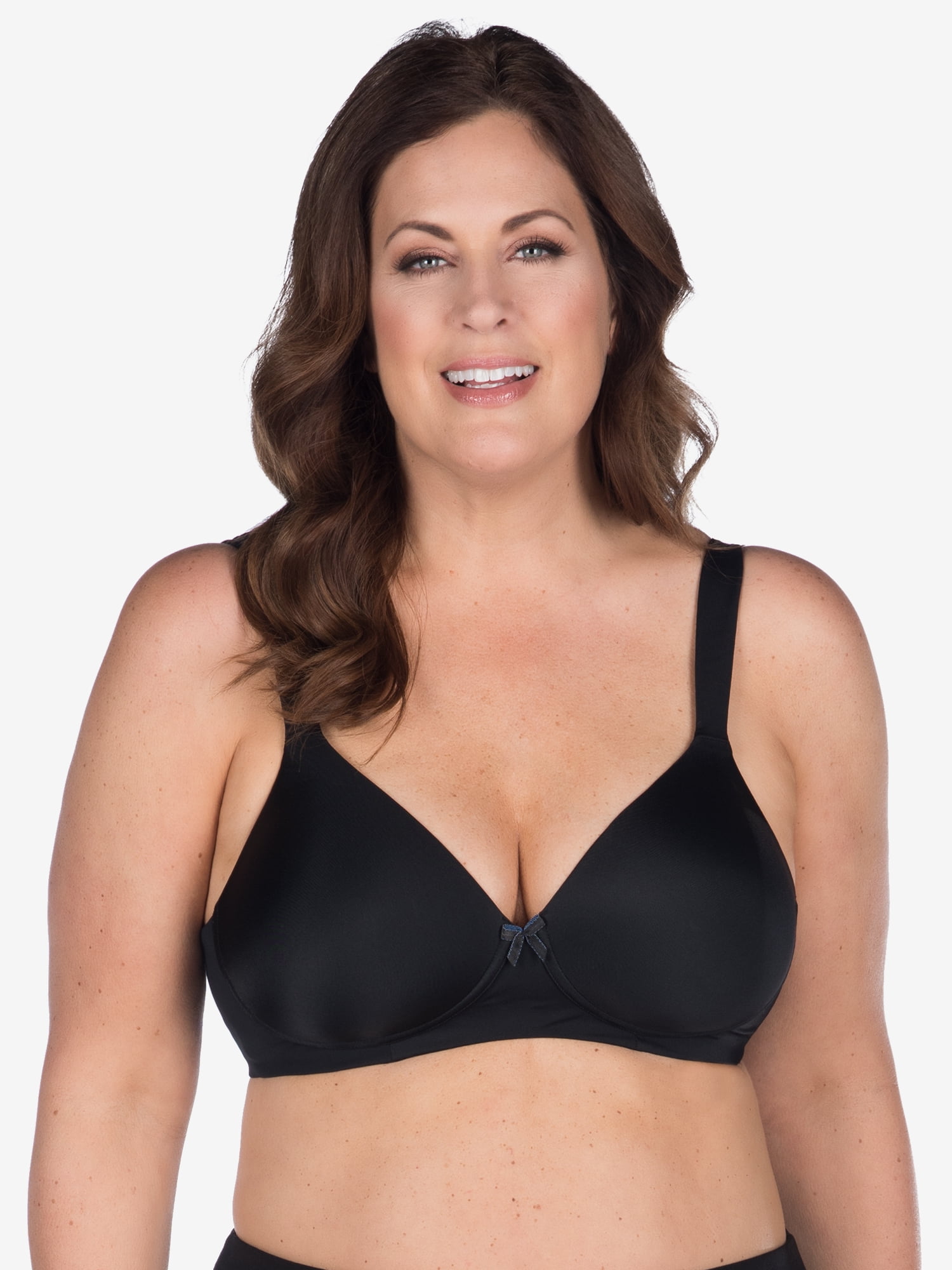 Leading Lady, The Brigitte Classic, Underwire Tshirt Bra, Lightly Padded, Demi Cups, Lift and Smoothing, Adjustable Padded Straps (Women's & Women's Plus)