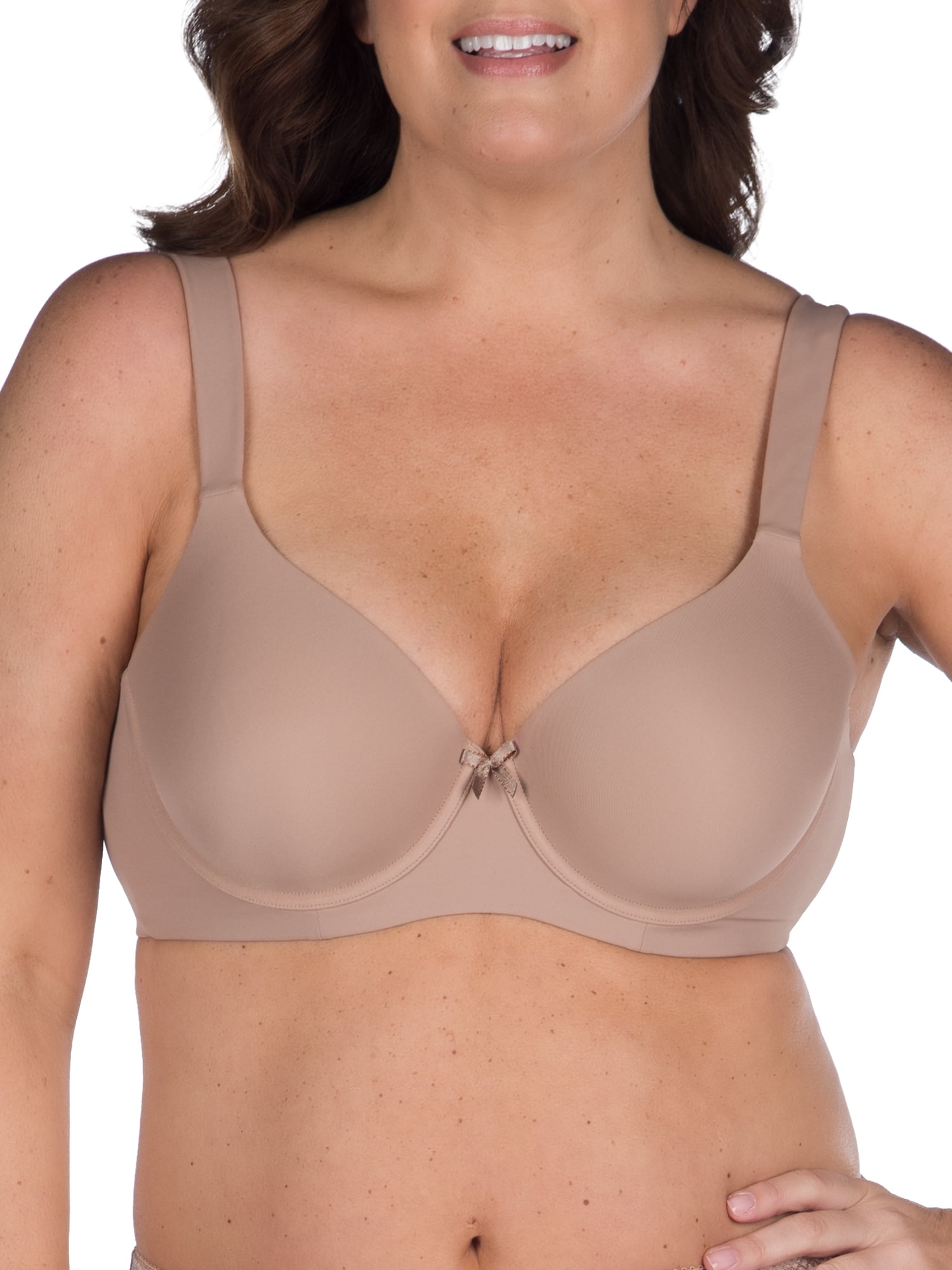 LEADING LADY The Brigitte Classic T-Shirt Wirefree Bra - Padded Bras for  Women - Womens Wireless T-Shirt Bras Plus Size. Bright White at   Women's Clothing store