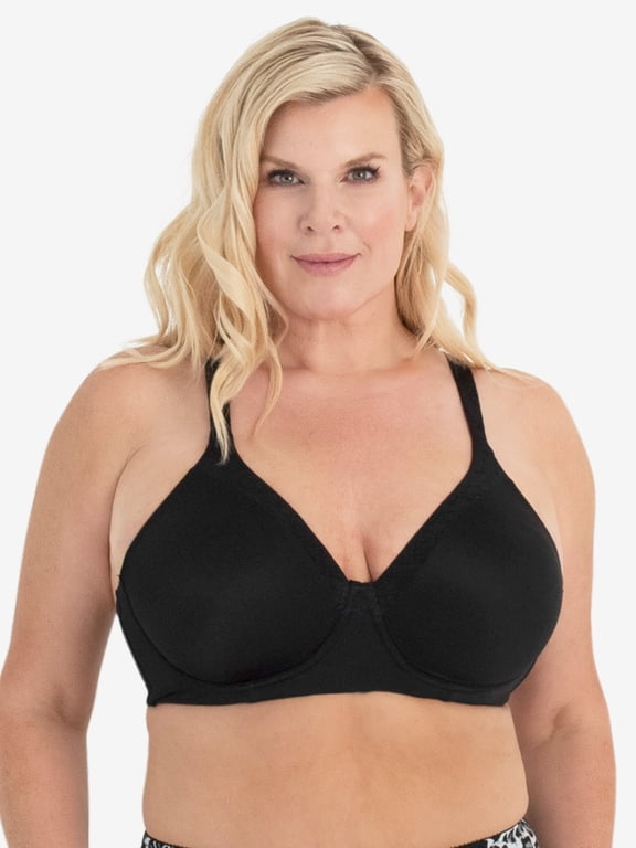 , The Brigitte Luxe, Underwire Tshirt Bra, Lightly Padded, Full Coverage Smooth Cups, Adjustable Padded Straps (Women's & Women's Plus)