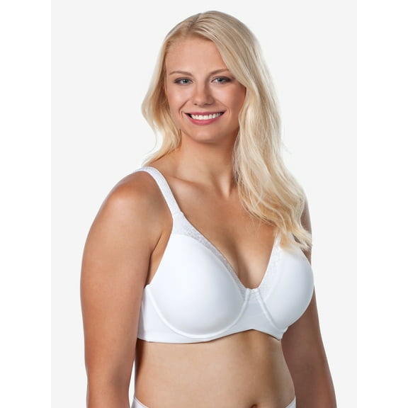 Leading Lady, The Brigitte Luxe, Underwire Tshirt Bra, Lightly Padded, Full Coverage Smooth Cups, Adjustable Padded Straps (Women's & Women's Plus)