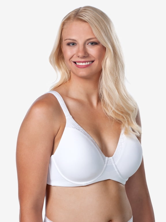 , The Brigitte Luxe, Underwire Tshirt Bra, Lightly Padded, Full Coverage Smooth Cups, Adjustable Padded Straps (Women's & Women's Plus)