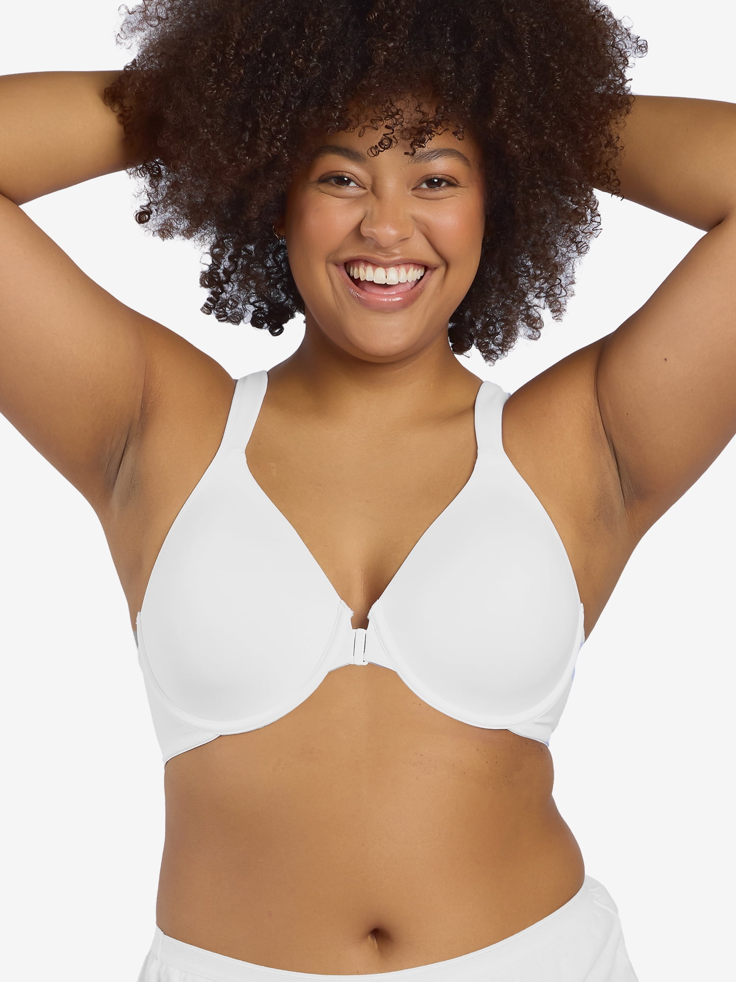 Leading Lady, The Brigitte Racerback, Underwire Tshirt Bra, Lightly Padded, Front Close, Lift and Smoothing, Adjustable Padded Straps (Women's & Women's Plus)