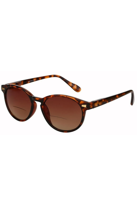 "The Brilliance" Polarized Round Frame Bifocal Sunglasses for Men and Women