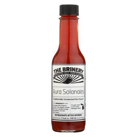 The Brinery - Sauce Hot Louisiana Style - Case of 12 - 5 FZ