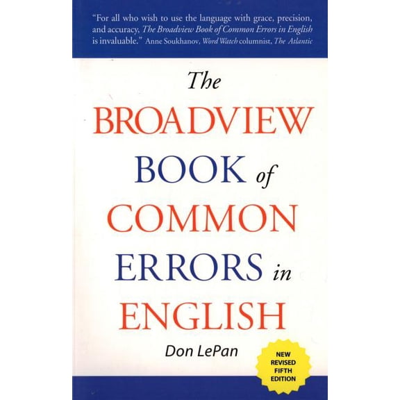 The Broadview Book of Common Errors in English - Fifth Edition, (Paperback)