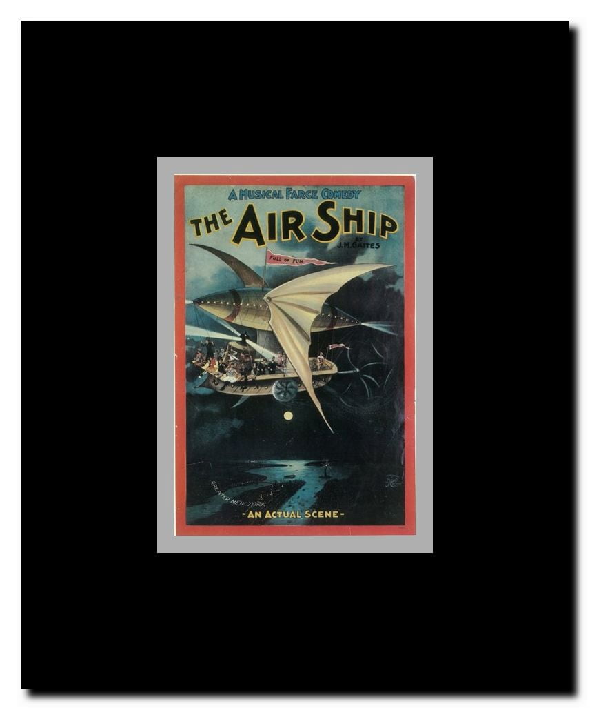 The (Broadway) Air Ship Framed Movie Poster