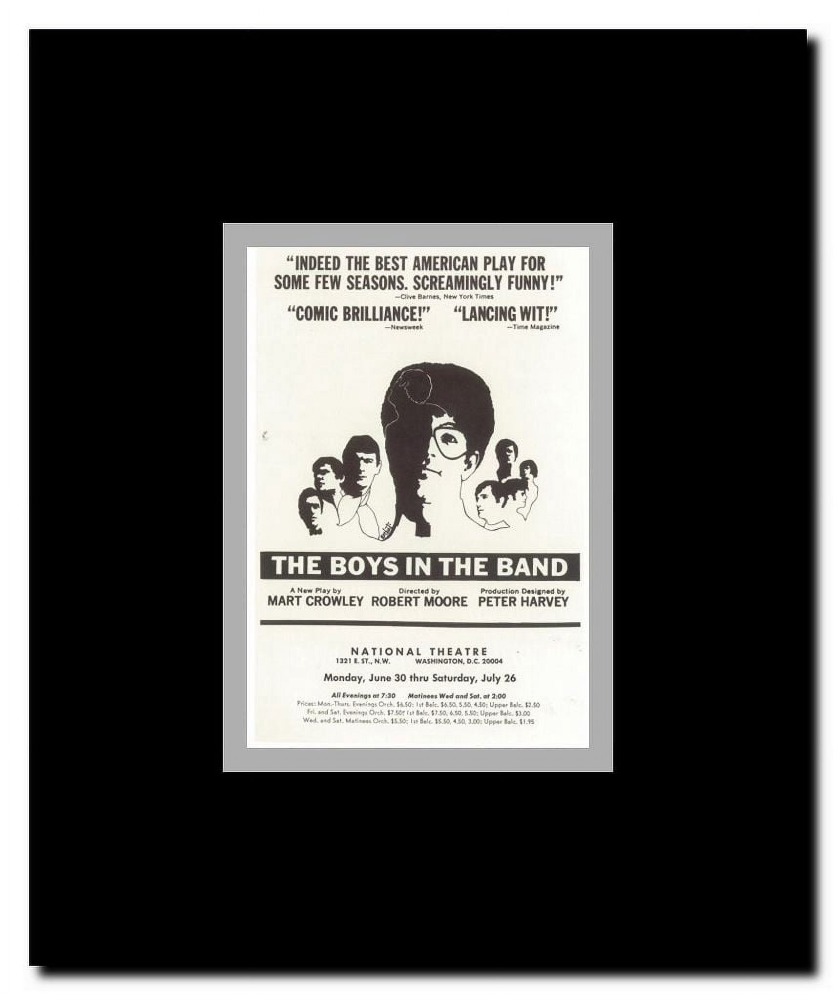 The (Broadway) Boys In The Band Framed Movie Poster