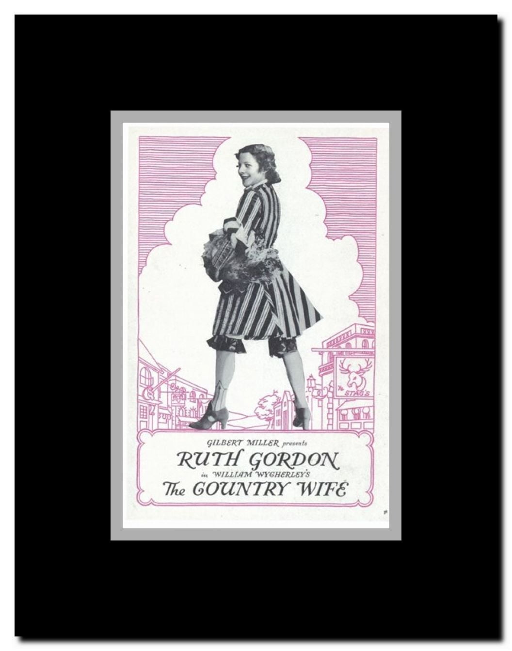The (Broadway) Country Wife Framed Movie Poster