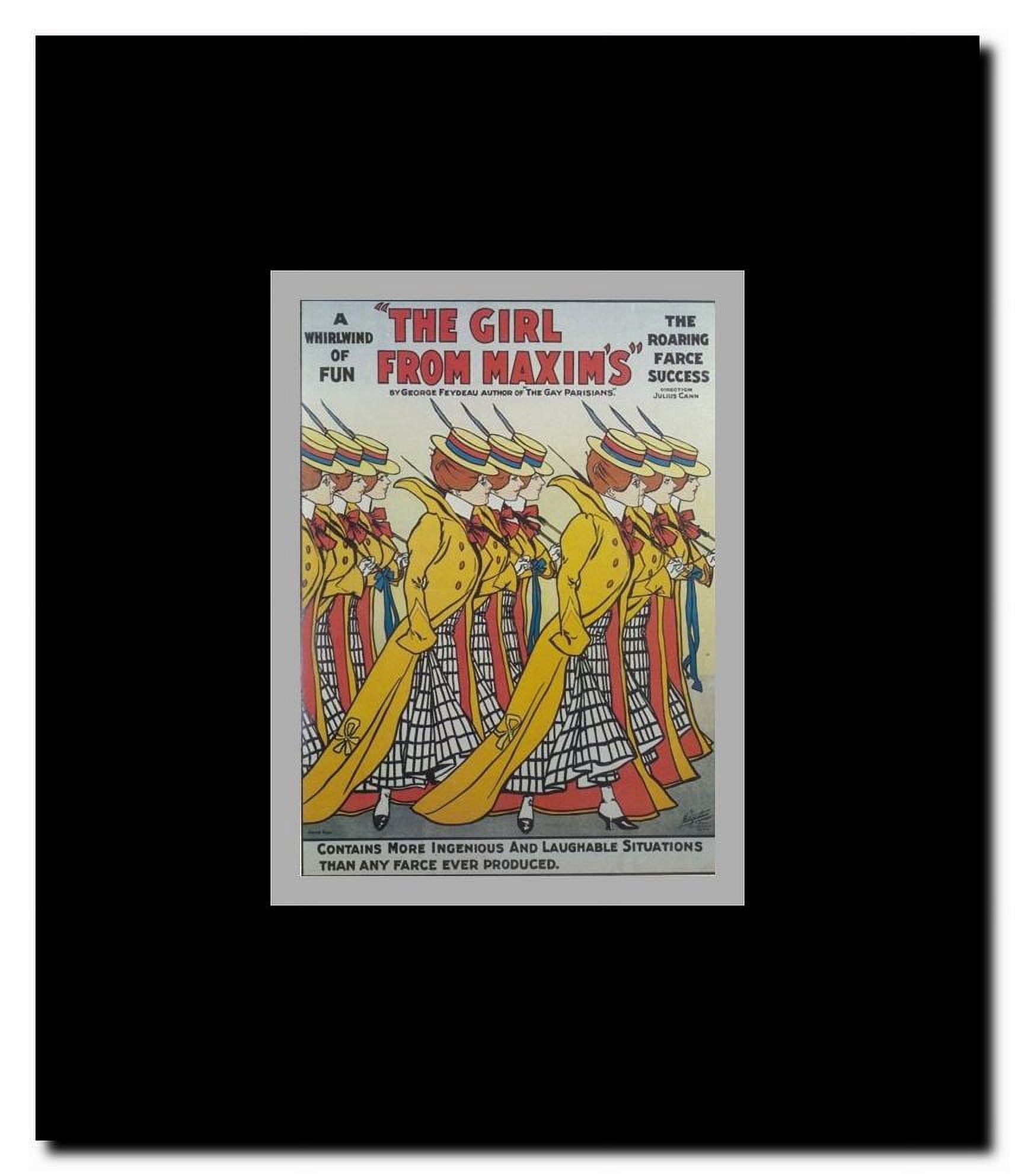 The (Broadway) Girl From Maxim's Framed Movie Poster