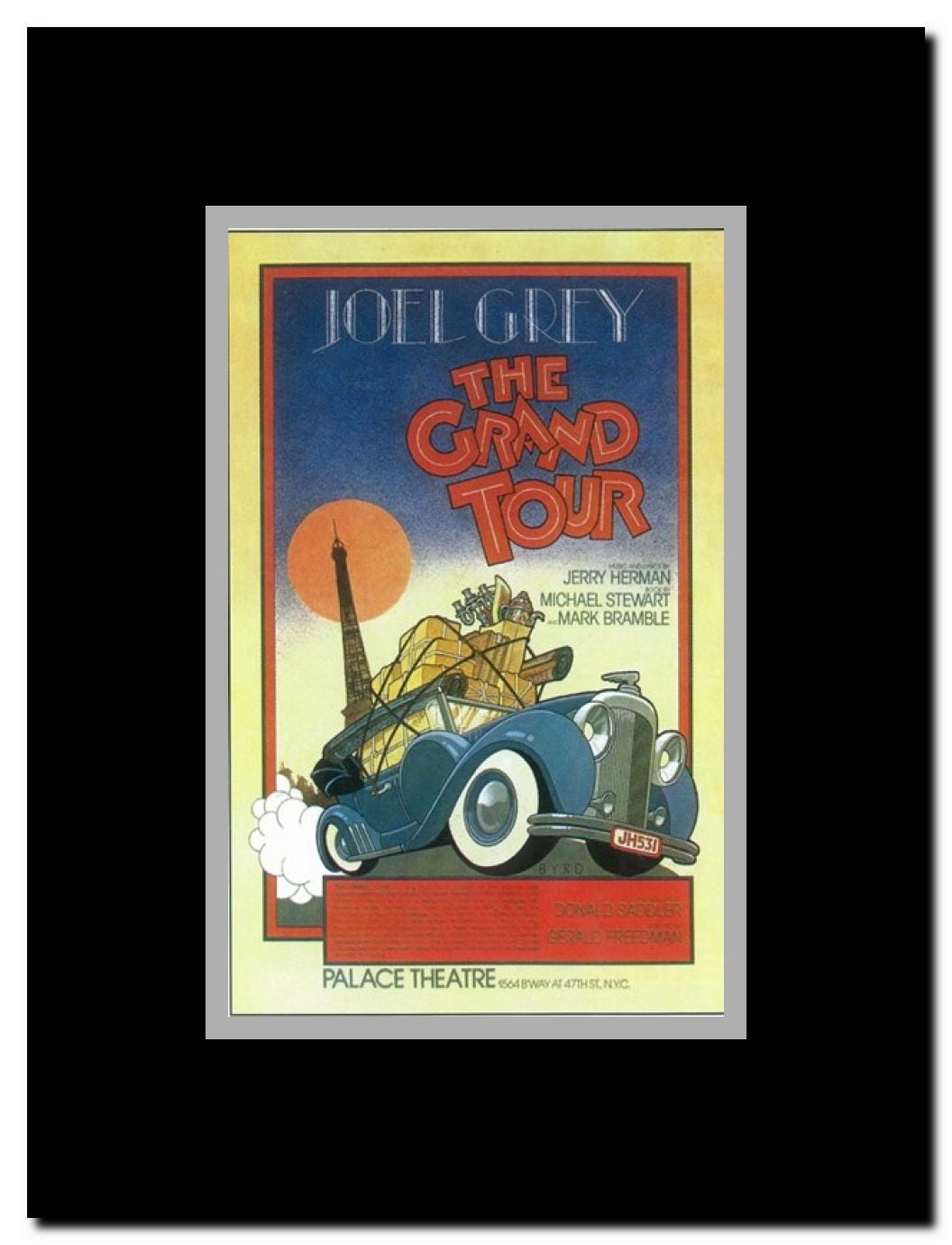The (Broadway) Grand Tour Framed Movie Poster
