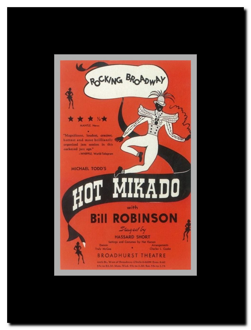 The (Broadway) Hot Mikado Framed Movie Poster
