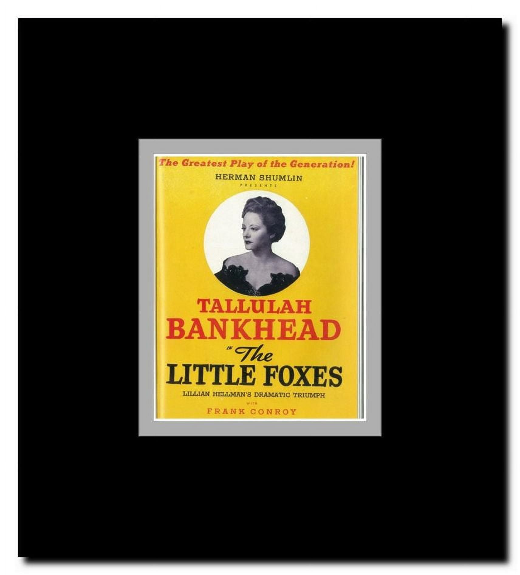 The (Broadway) Little Foxes Framed Movie Poster