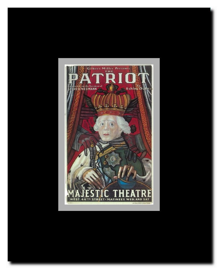The (Broadway) Patriot Framed Movie Poster