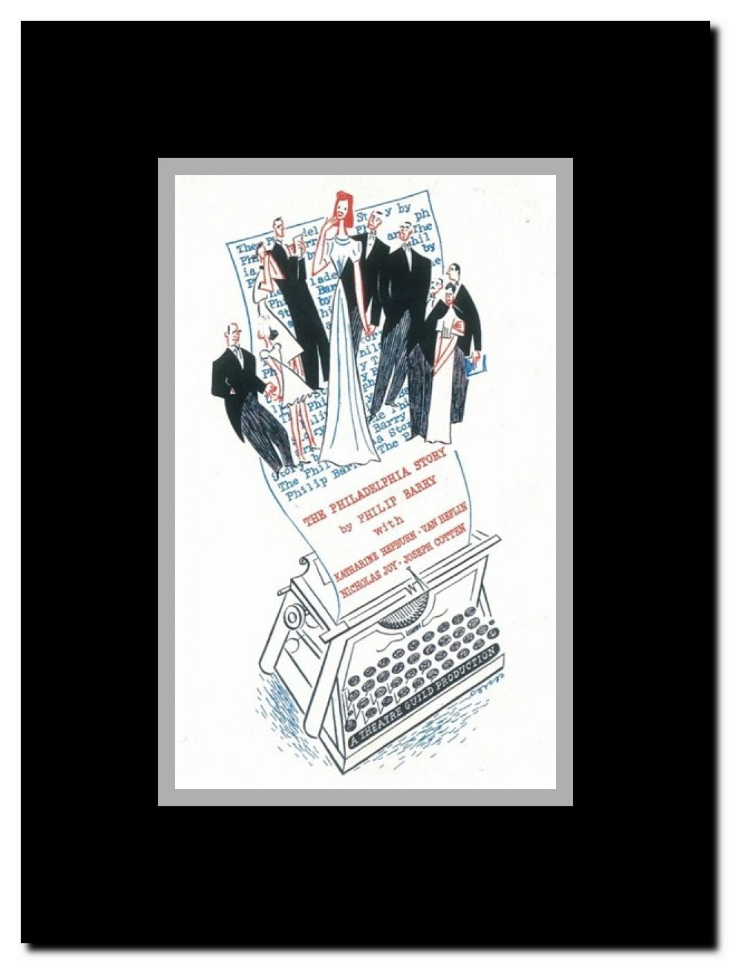 The (Broadway) Philadelphia Story Framed Movie Poster