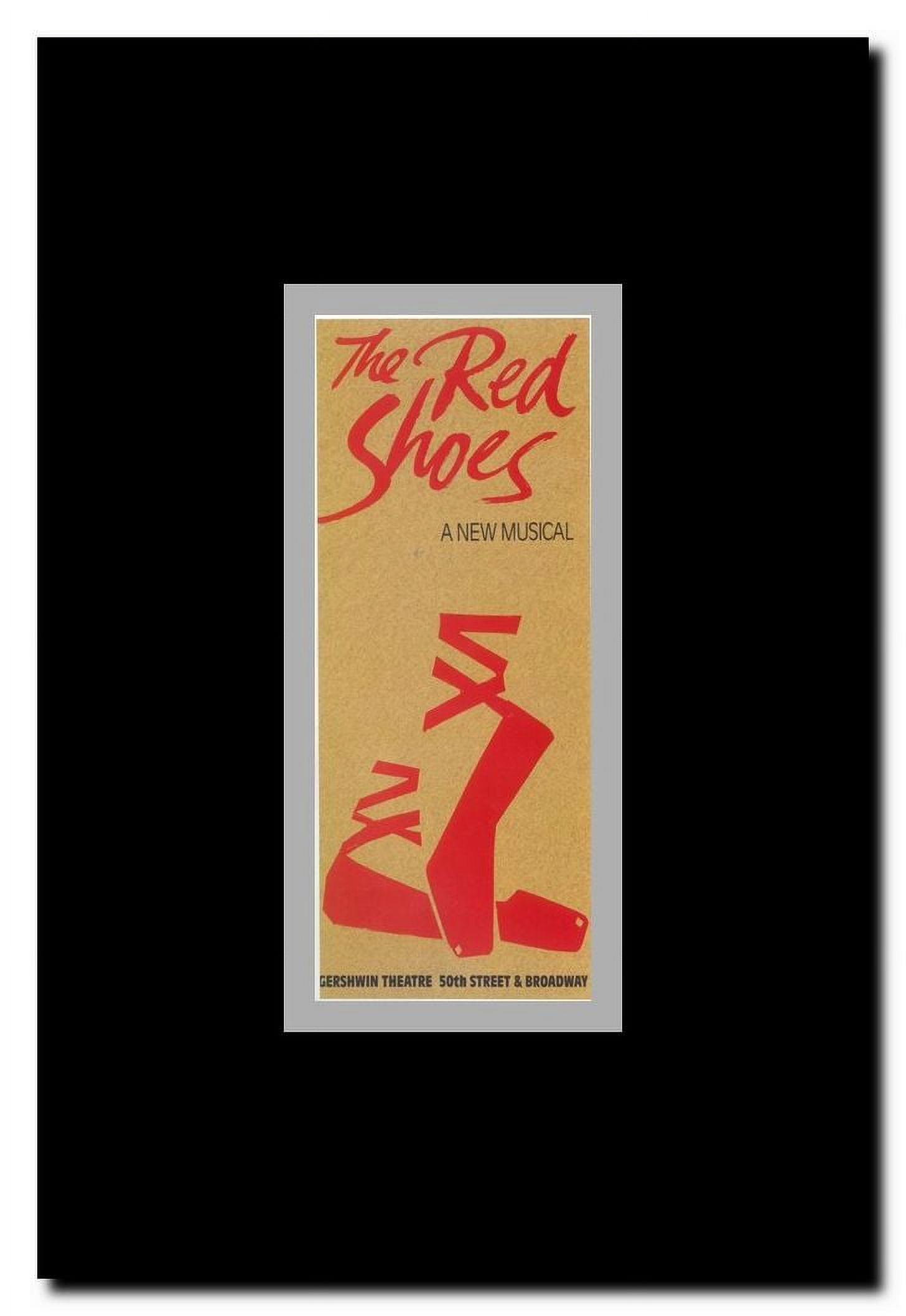 The (Broadway) Red Shoes Framed Movie Poster