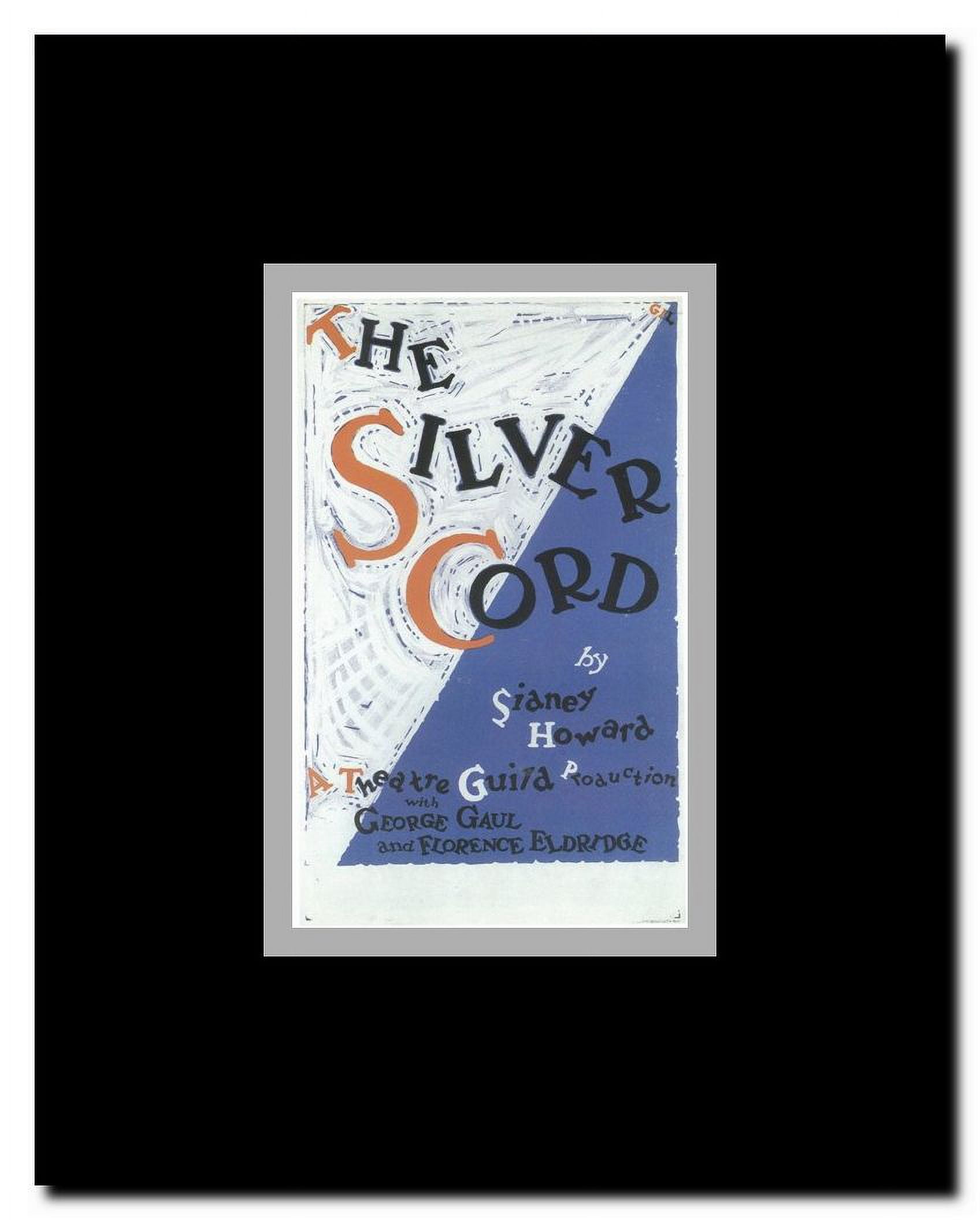 The (Broadway) Silver Cord Framed Movie Poster