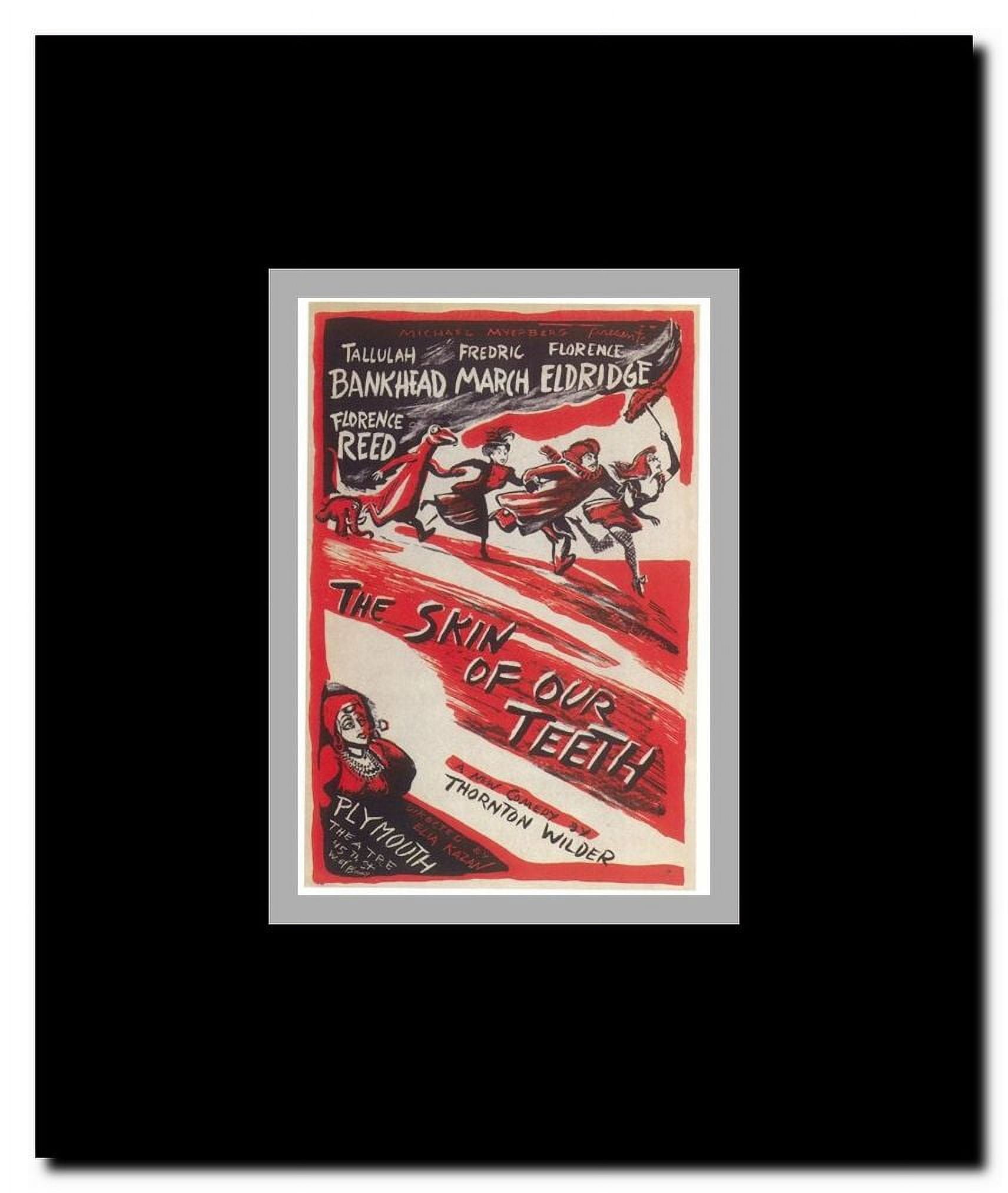 The (Broadway) Skins Of Our Teeth Framed Movie Poster
