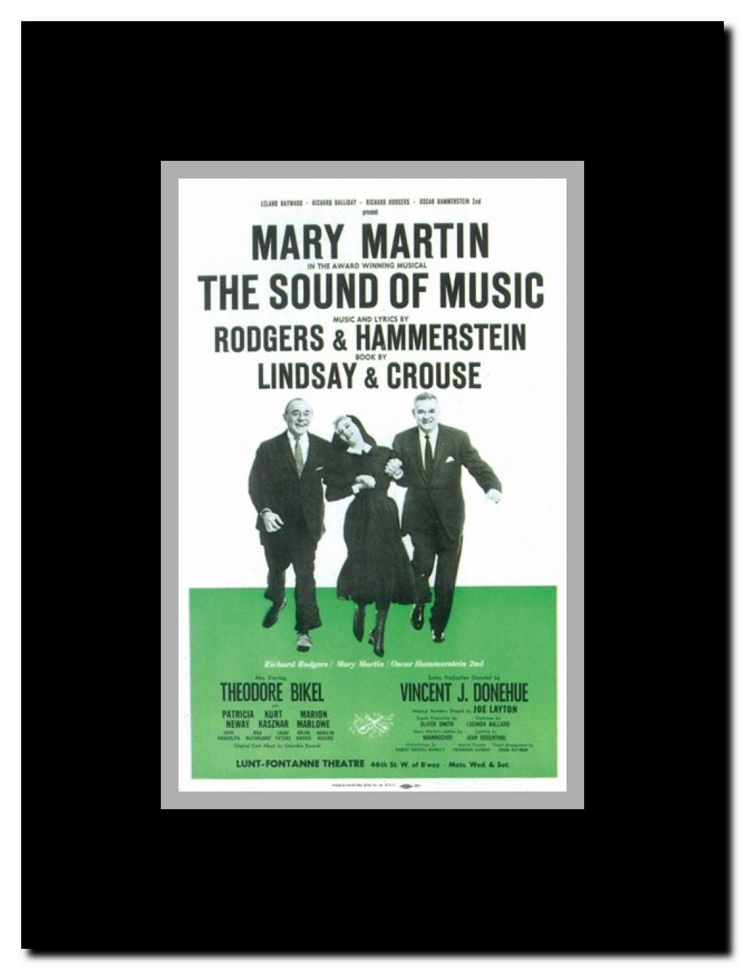 The (Broadway) Sound Of Music Framed Movie Poster