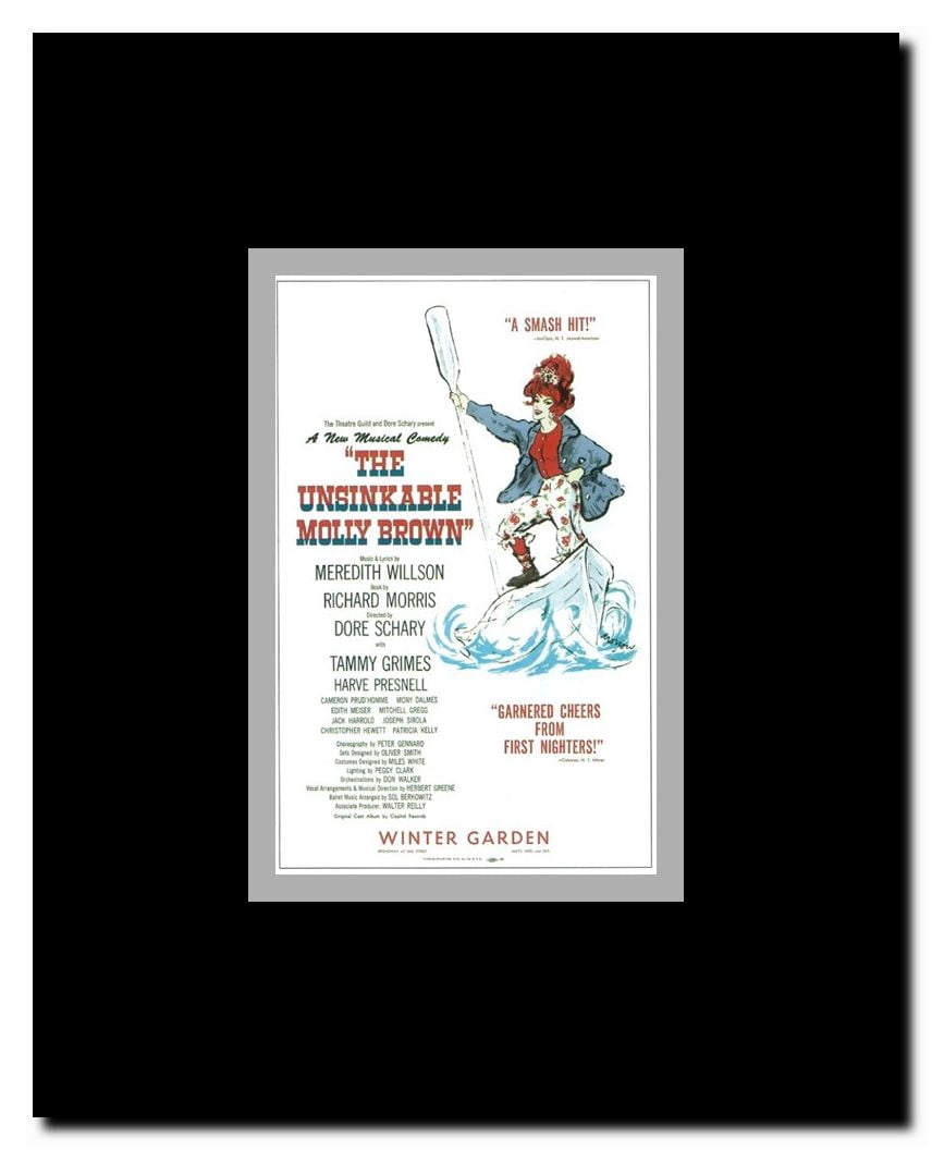 The (Broadway) Unsinkable Molly Brown Framed Movie Poster