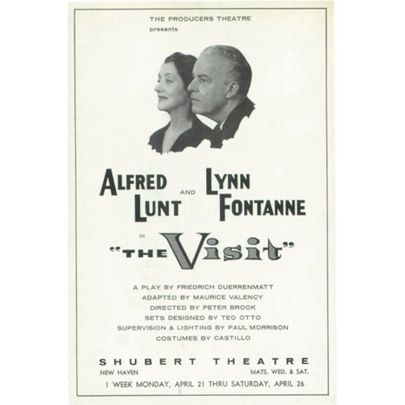 The (Broadway) Visit Movie Poster (11 x 17)