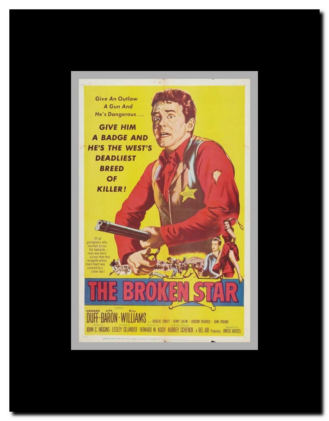 The Broken Star Framed Movie Poster