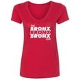 thumbnail image 1 of The Bronx USA Womens V-Neck Tee, 1 of 1